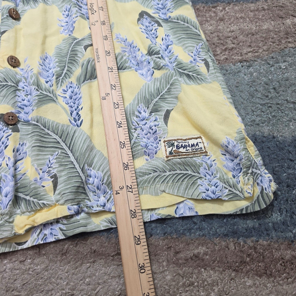 Lot of 3 Tommy Bahama Mens M Silk Linen Rayon Camp Hawaiian Shirts Tropical - Picture 13 of 16
